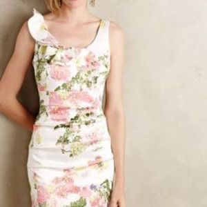 ANTHROPOLOGIE Pointillist Pencil Dress 8P NIP